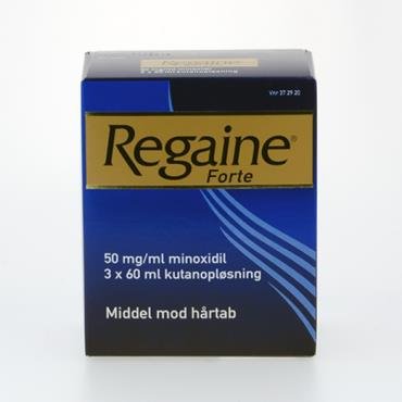 Regaine Forte Kutanopløsning 50 mg (3x60 ml) thumbnail