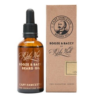 Se Captain Fawcett Ricki Hall's Booze & Baccy Beard Oil (50 ml) hos Made4men