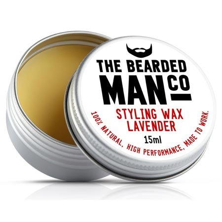 The Bearded Man Lavender Moustache Wax (15 ml) thumbnail