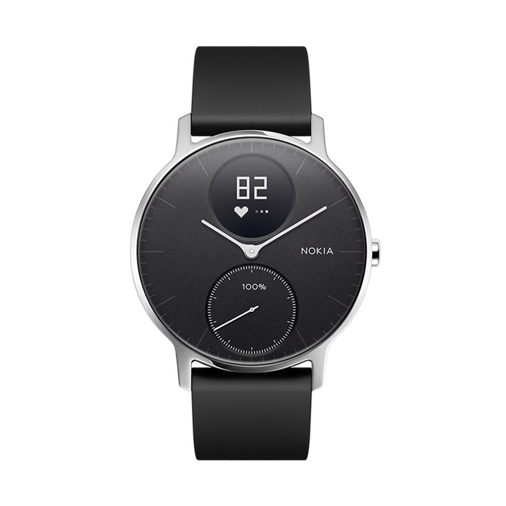 Withings Activité Steel HR Sort (36 mm) thumbnail
