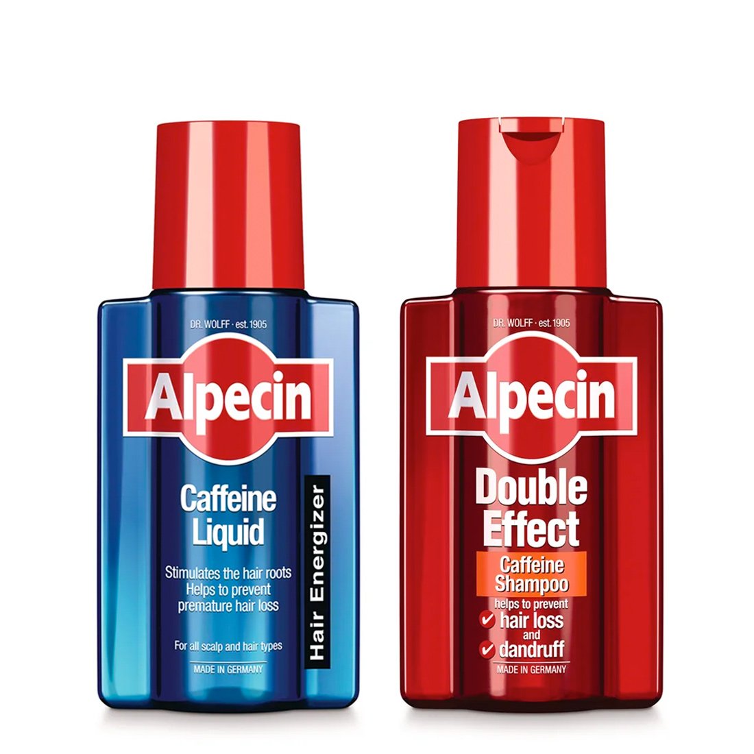 Alpecin Dobbelt Effekt Koffein Shampoo (200 ml) + Alpecin Koffein Liquid (200 ml) thumbnail